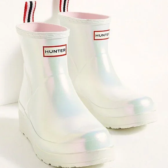new Hunter Play Nebula Short Rain Bootie 69T - Picture 1 of 6